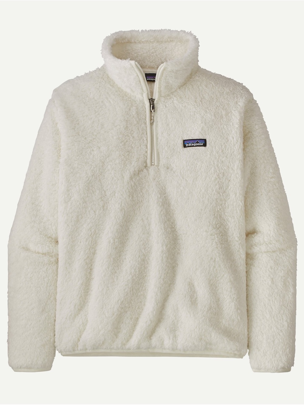 Patagonia White Fleece 1/4 Zip Pullover
